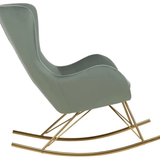 Sedia A Dondolo In Velluto Con Gambe In Metallo Wing*Westwing Collection Online