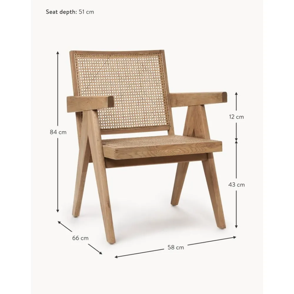 Sedia A Poltrona Con Intreccio Viennese Sissi*Westwing Collection Discount