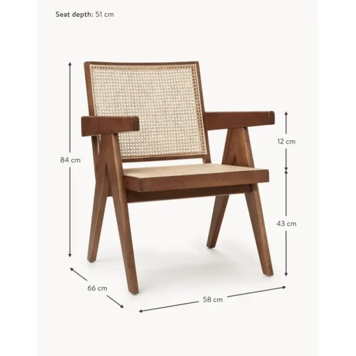 Sedia A Poltrona Con Intreccio Viennese Sissi*Westwing Collection Discount