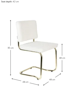 Sedia Cantilever In Teddy Kink