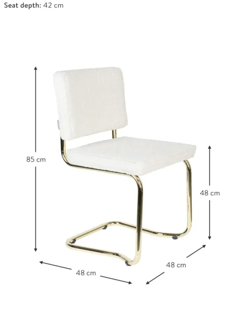 Sedia Cantilever In Teddy Kink