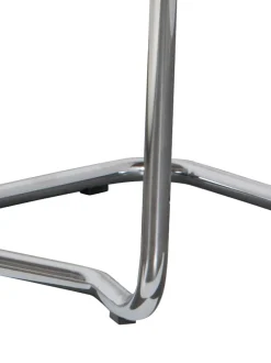 Sedia Cantilever In Velluto A Coste Kink