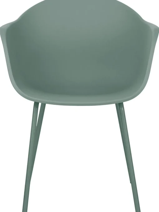 Sedia Con Braccioli Con Gambe In Metallo Claire