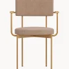 Sedia Con Braccioli Con Struttura In Metallo Sedia
