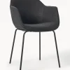Sedia Con Braccioli Con Seduta Stretta Fiji
