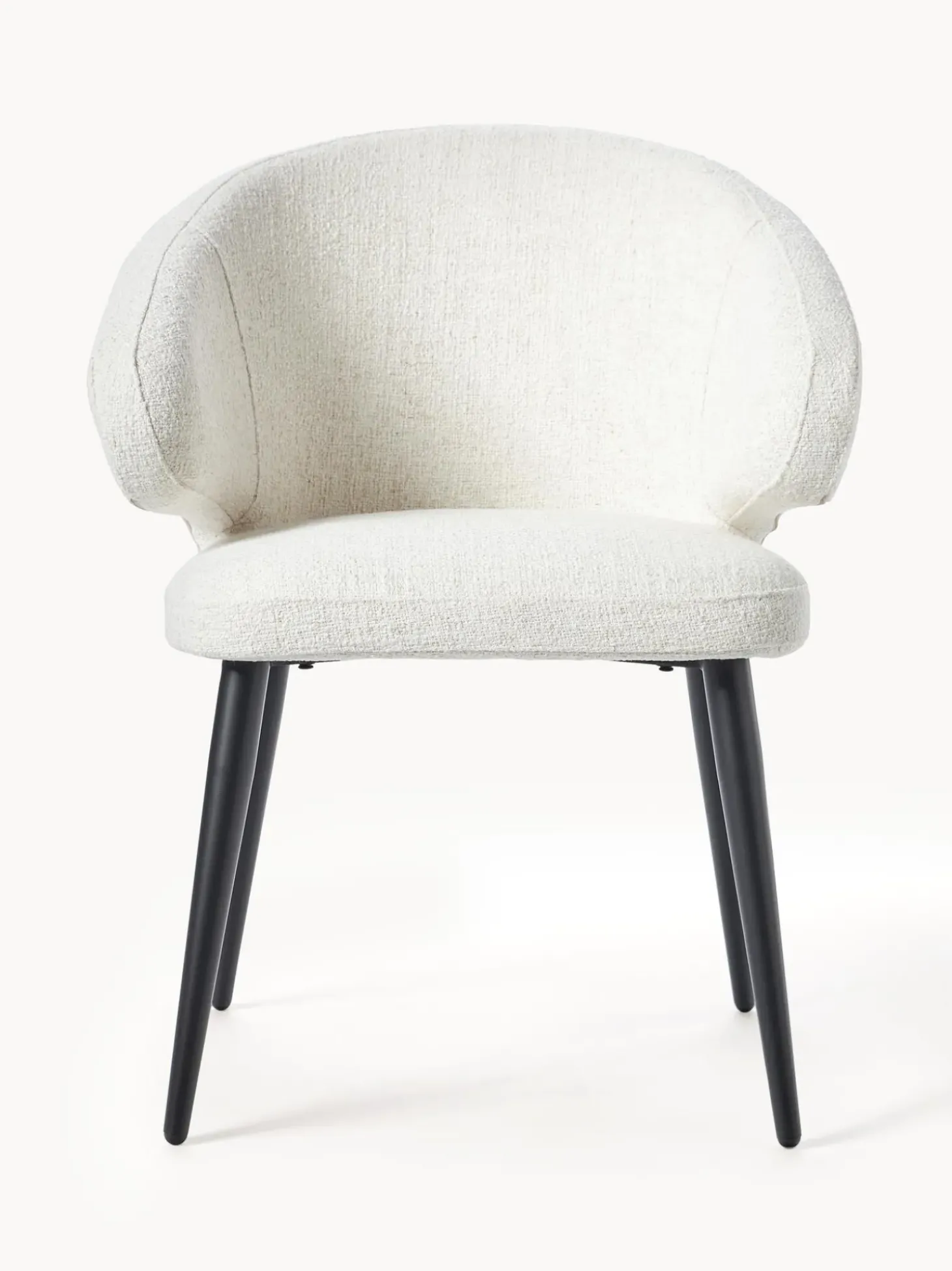 Sedia Con Braccioli In Boucle Celia