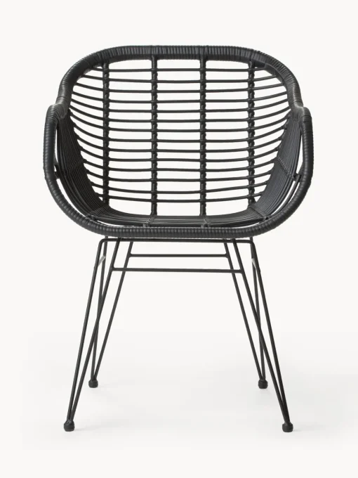 Sedia Con Braccioli In Polirattan Costa 2 Pz