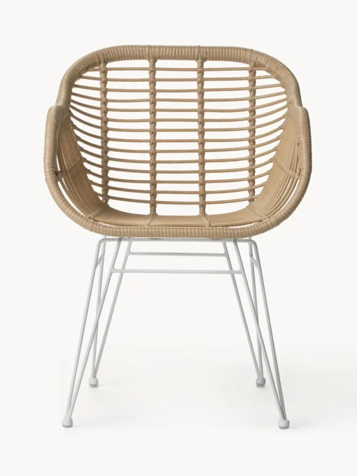 Sedia Con Braccioli In Polirattan Costa 2 Pz