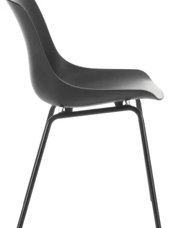 Sedia Con Gambe In Metallo Dave 2 Pz