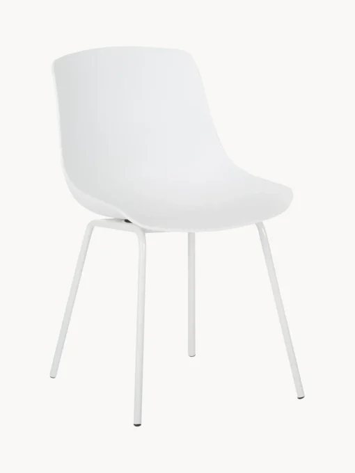 Sedia Con Gambe In Metallo Dave 2 Pz