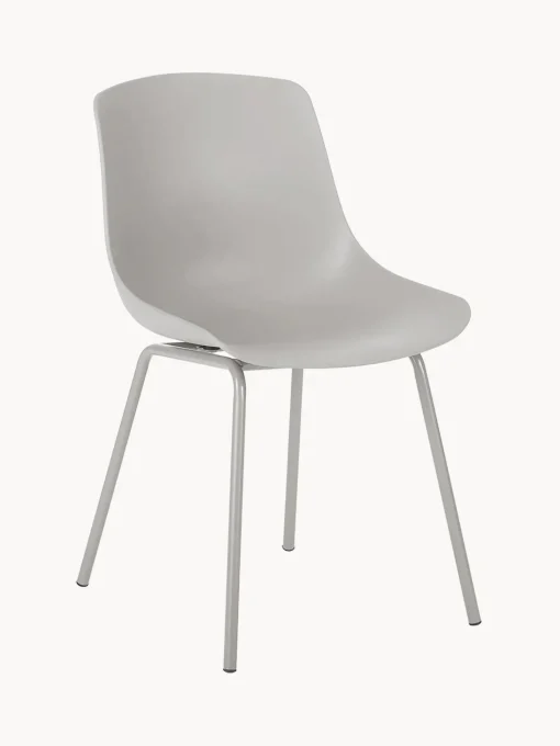 Sedia Con Gambe In Metallo Dave 2 Pz