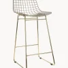 Sedia Da Bar In Metallo Wire 2 Pz