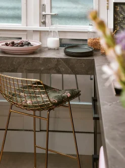Sedia Da Bar In Metallo Wire 2 Pz