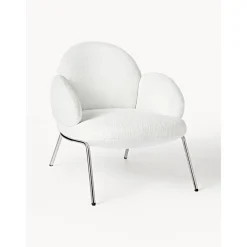 Sedia Da Cocktail In Boucle Con Piedini In Metallo Luan*Westwing Collection New