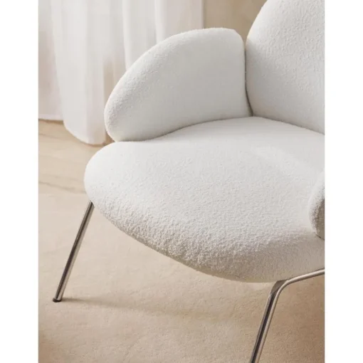 Sedia Da Cocktail In Boucle Con Piedini In Metallo Luan*Westwing Collection New