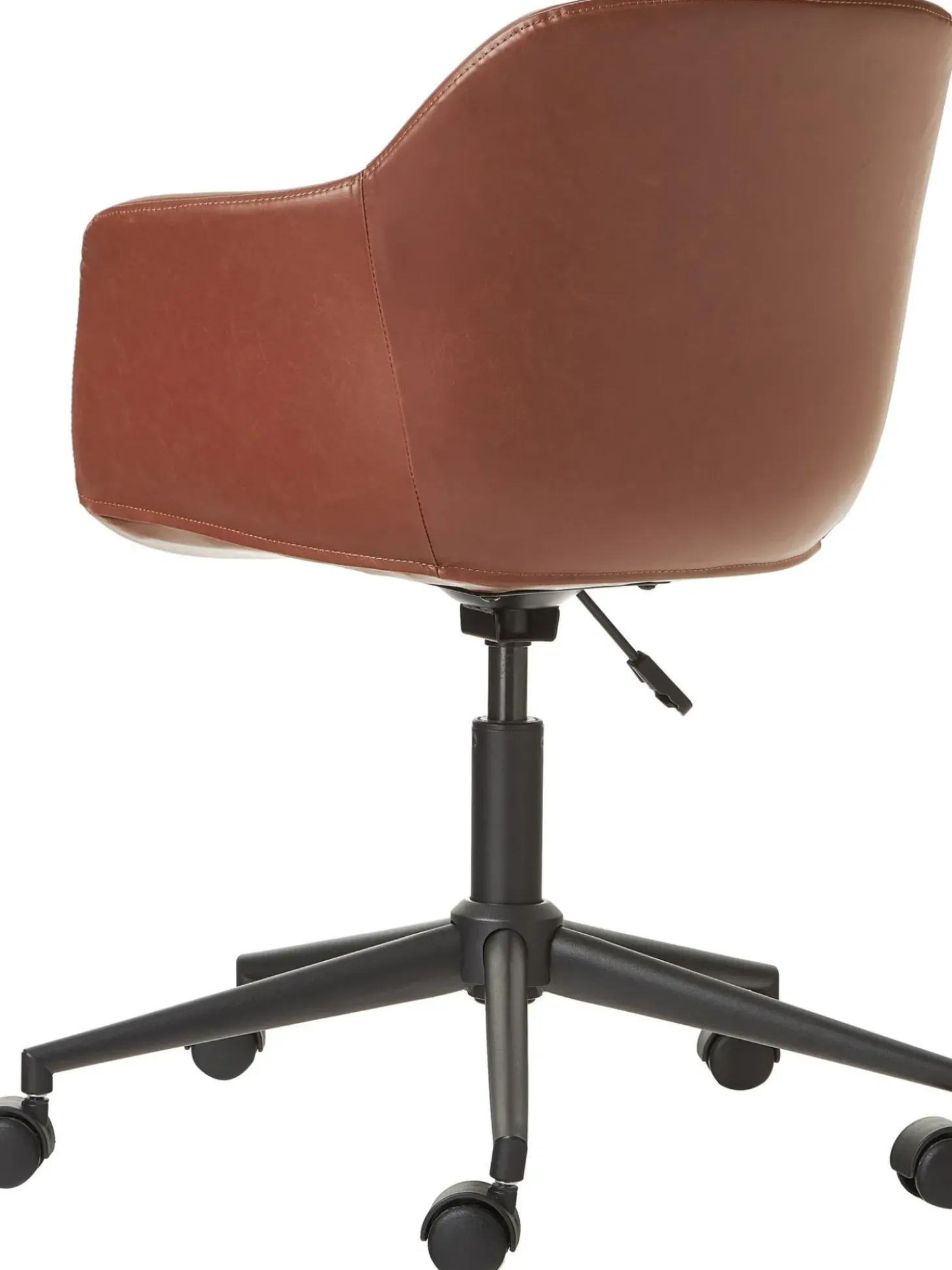 Sedia Da Scrivania In Similpelle Con Seduta Stretta Fiji