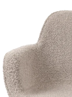 Sedia Da Scrivania In Tessuto Boucle Albert, Regolabile In Altezza