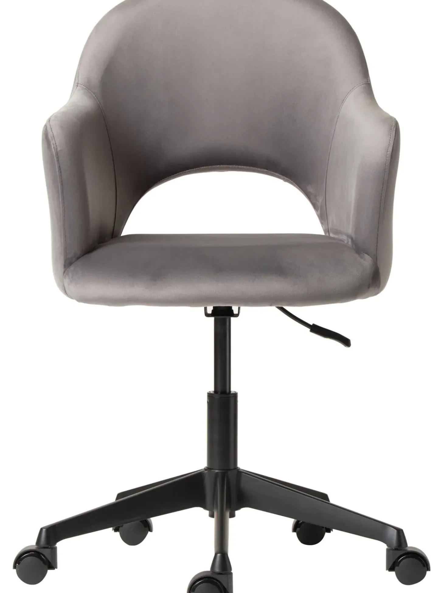 Sedia Da Scrivania In Velluto Rachel, Regolabile In Altezza