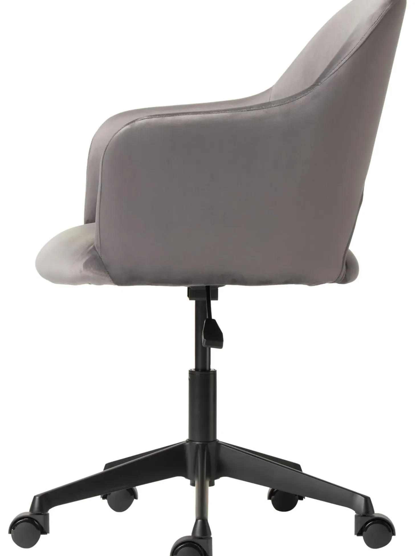 Sedia Da Scrivania In Velluto Rachel, Regolabile In Altezza