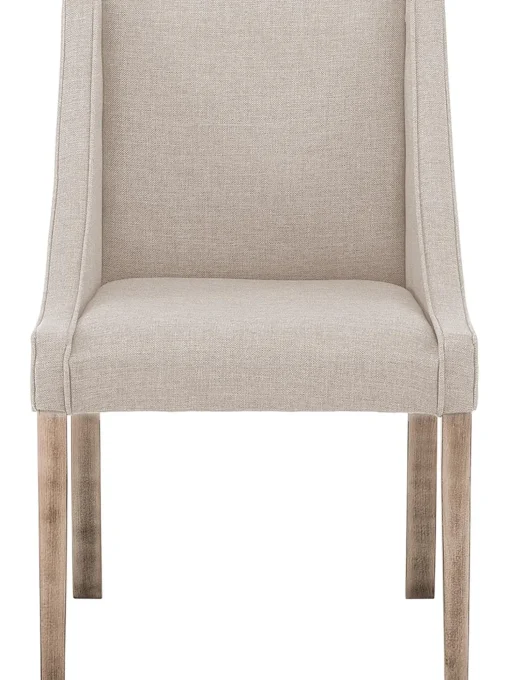 Sedia Imbottita Con Gambe In Legno Savannah