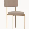 Sedia Imbottita Con Struttura In Metallo Sedia