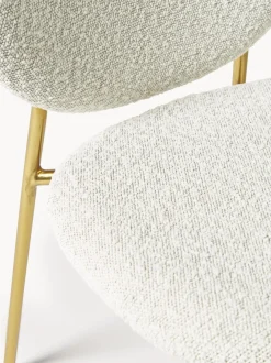 Sedia Imbottita In Boucle Ulrica 2 Pz