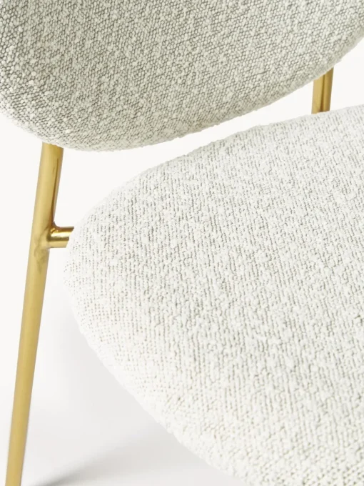 Sedia Imbottita In Boucle Ulrica 2 Pz