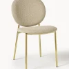 Sedia Imbottita In Boucle Ulrica 2 Pz