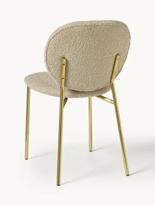 Sedia Imbottita In Boucle Ulrica 2 Pz