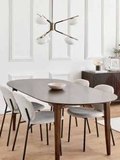 Sedia Imbottita In Boucle Ulrica 2 Pz