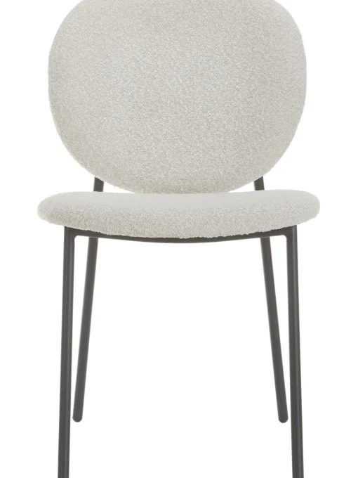 Sedia Imbottita In Boucle Ulrica 2 Pz