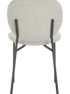 Sedia Imbottita In Boucle Ulrica 2 Pz