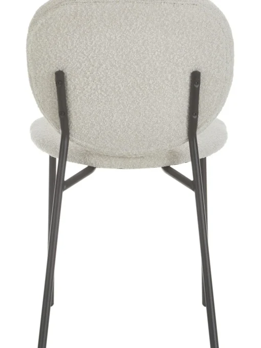 Sedia Imbottita In Boucle Ulrica 2 Pz