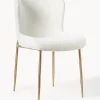 Sedia Imbottita In Boucle Tess