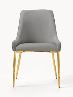 Sedia Imbottita In Velluto Ava