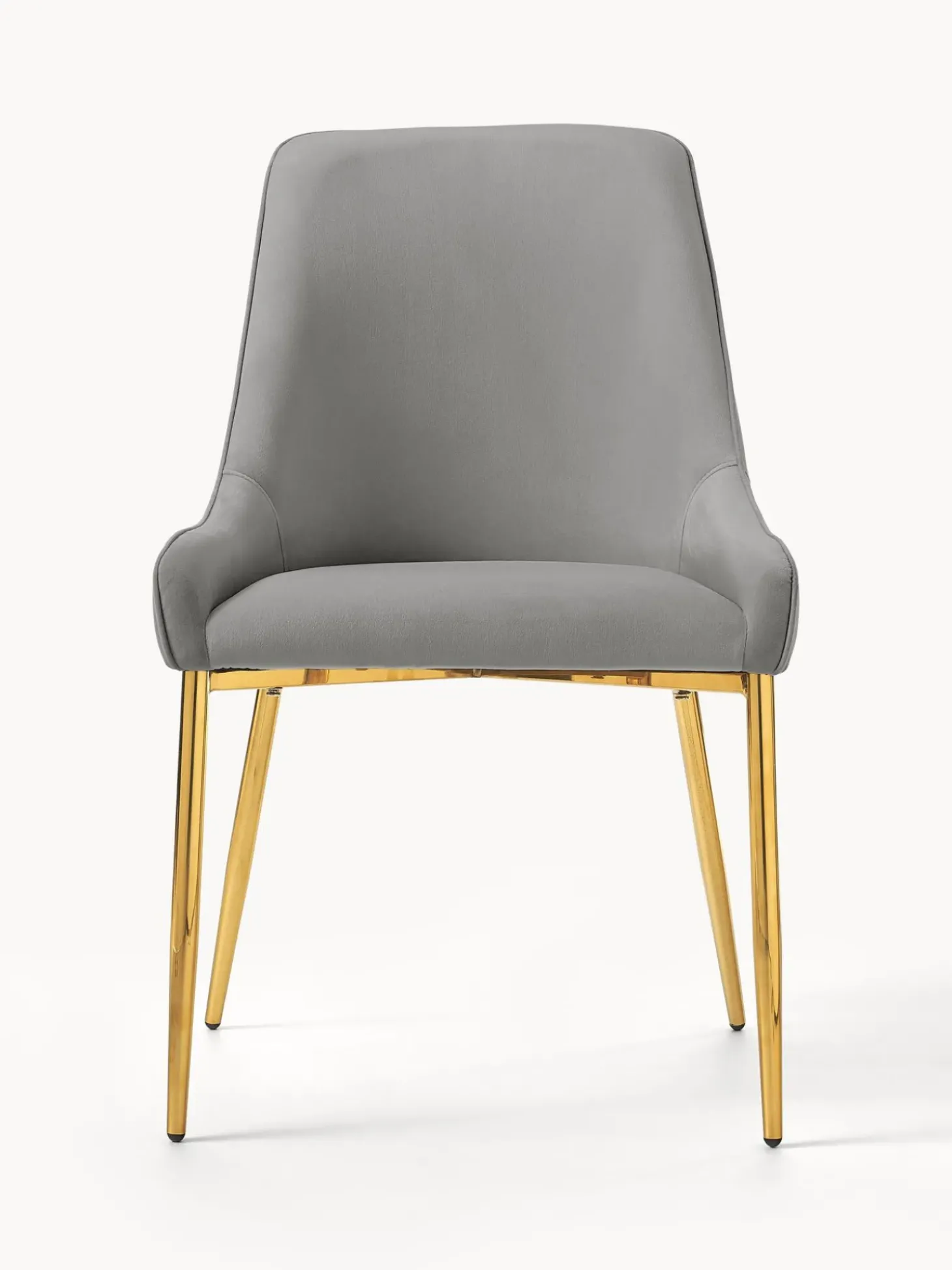 Sedia Imbottita In Velluto Ava