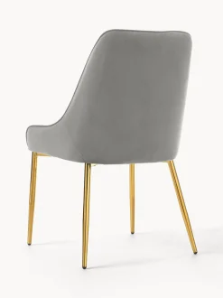 Sedia Imbottita In Velluto Ava