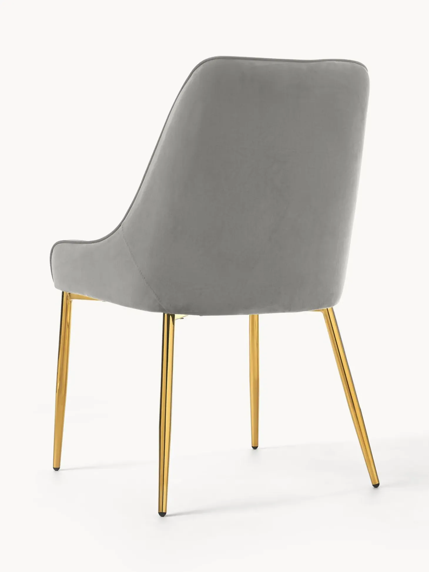 Sedia Imbottita In Velluto Ava