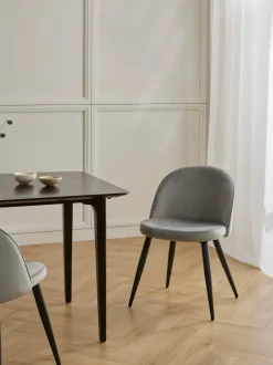 Sedia Imbottita In Velluto Amy 2 Pz