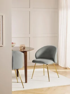 Sedia Imbottita In Velluto Luisa 2 Pz