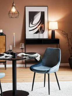 Sedia Imbottita In Velluto Sierra 2 Pz