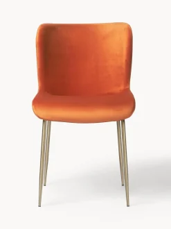 Sedia Imbottita In Velluto Tess