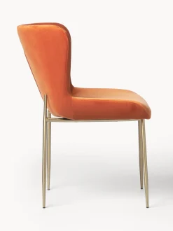 Sedia Imbottita In Velluto Tess