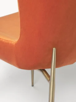 Sedia Imbottita In Velluto Tess