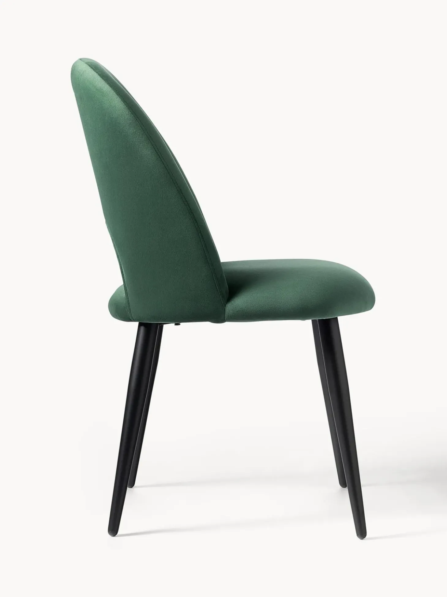 Sedia Imbottita In Velluto Rachel