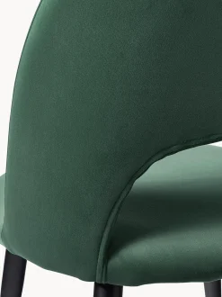 Sedia Imbottita In Velluto Rachel