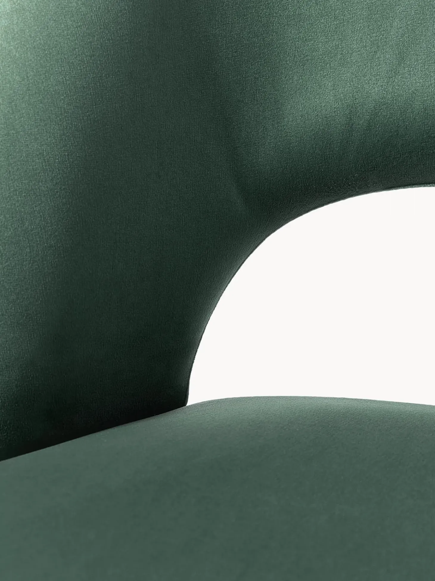 Sedia Imbottita In Velluto Rachel