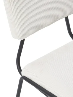 Sedia Imbottita In Velluto A Coste Mats 2 Pz