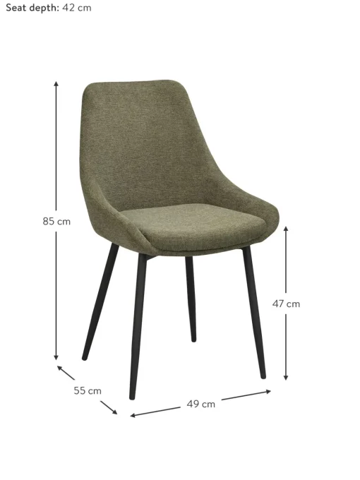 Sedia Imbottita Sierra 2 Pz
