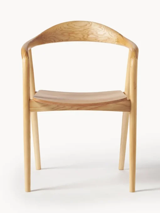 Sedia In Legno Con Braccioli Angelina